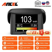 Màn hình hiển thị tốc độ 103 km/h, nhiệt độ 95°C, điện áp 11.9V, nền đen, viền đen.
