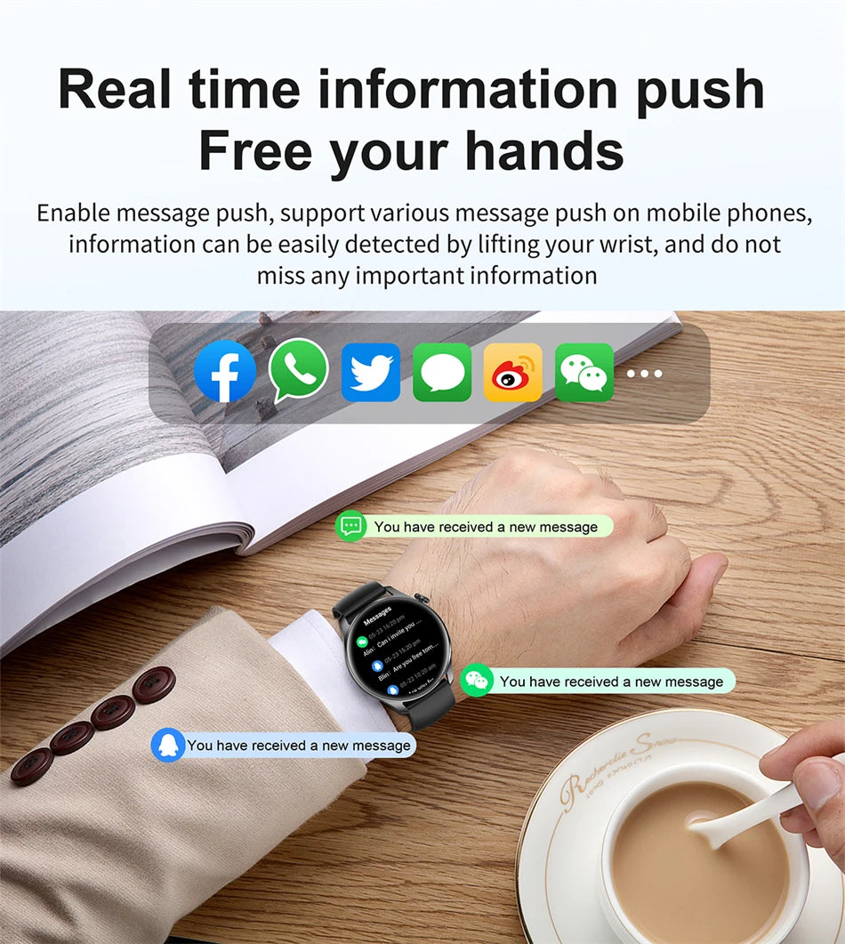 Smart Watch 4 Pro Waterproof, Bluetooth Calling