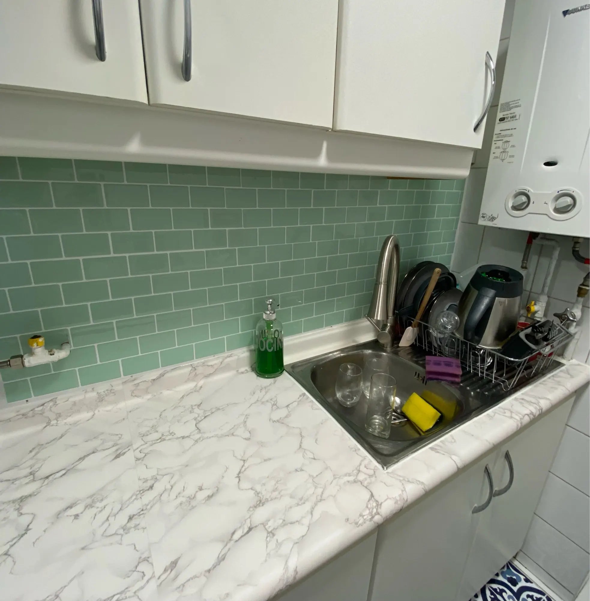 5/10pcs 3D Waterproof Kitchen Wall Sticker 12*12 inch Strong Adhesive Peel And Stick Tiles Home Wallpaper