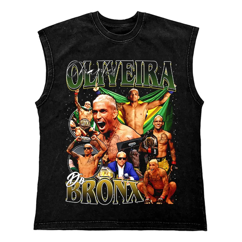 Men's Hip Hop T-Shirt with Unique Boxing Print 270Gym