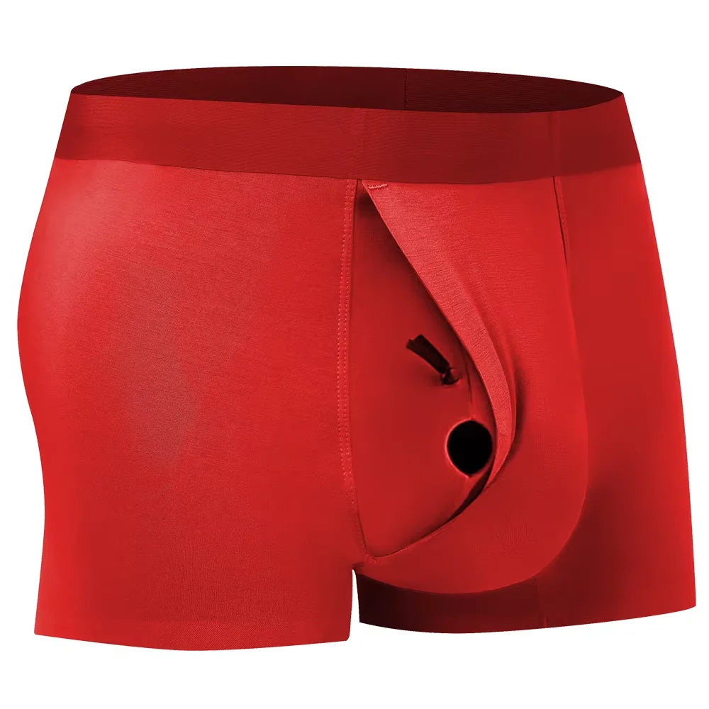 Men's Breathable Pouch Underwear Supports Phimosis Treatment