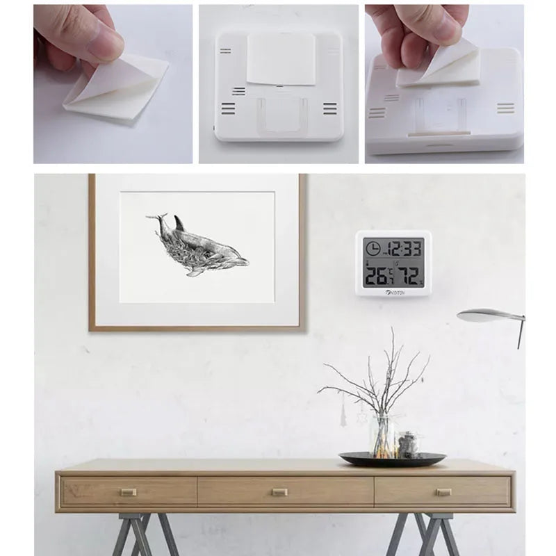 Đồng Hồ Để Bàn Đa Năng: Nhiệt Độ & Độ Ẩm NIDITON