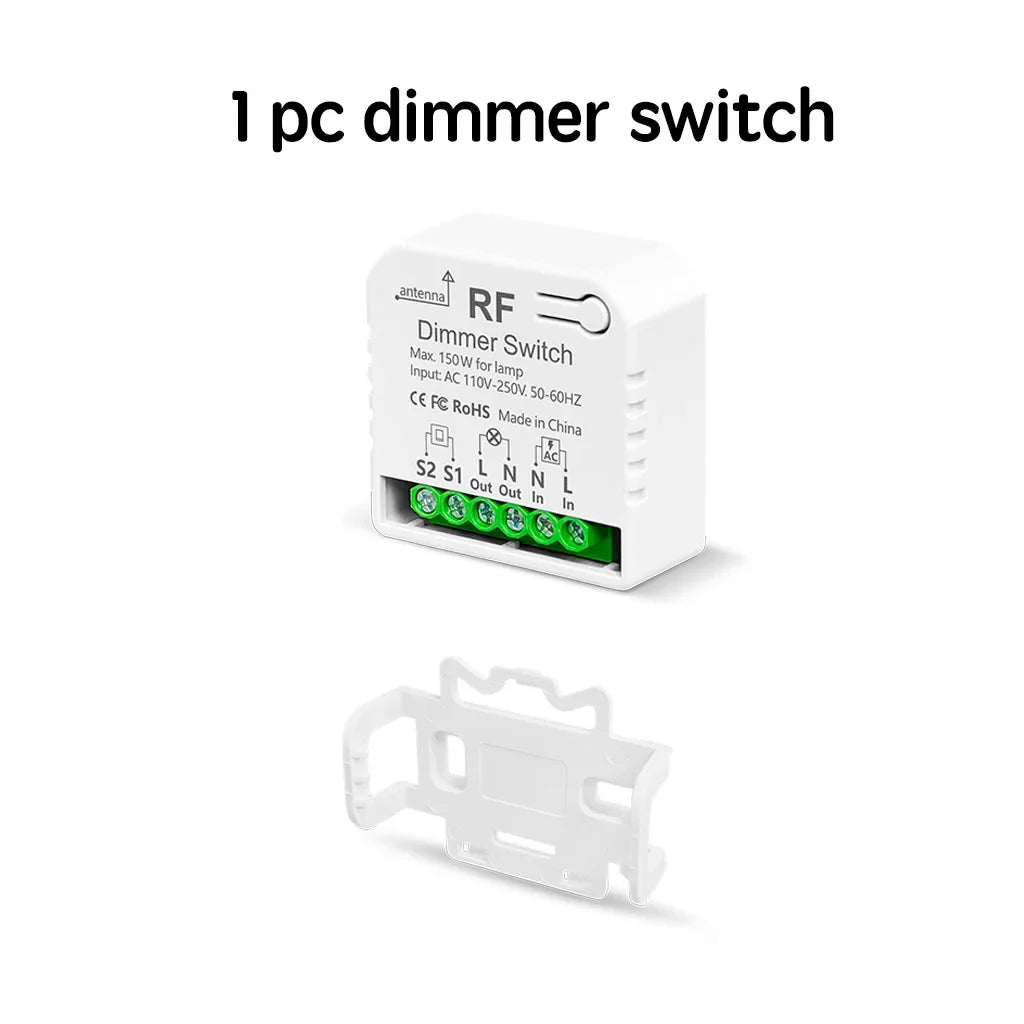 Công Tắc Dimmer 433MHz Điều Chỉnh Đèn LED 220V