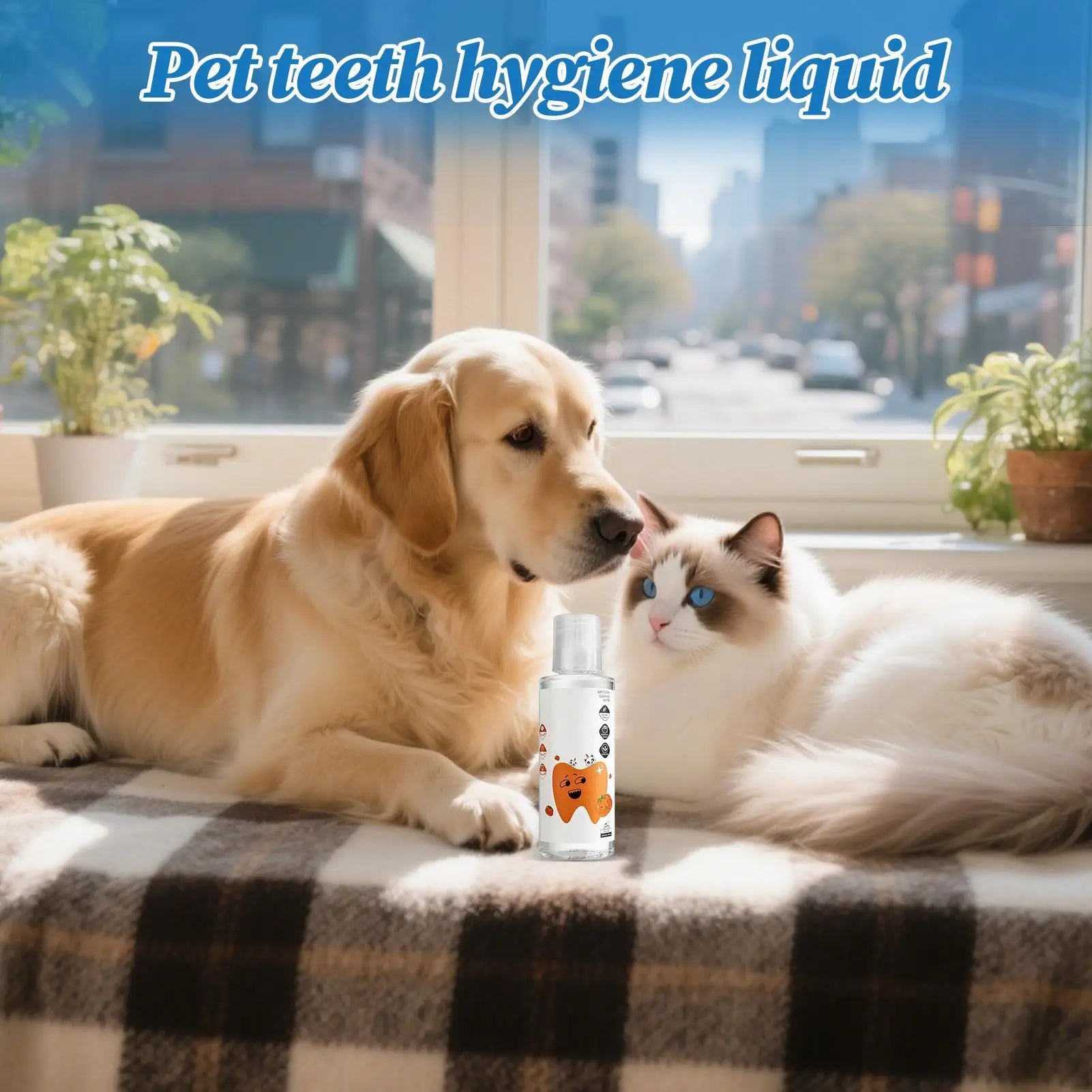 Natural Dog Mouthwash 200ml Effectively Eliminates Bad Odors