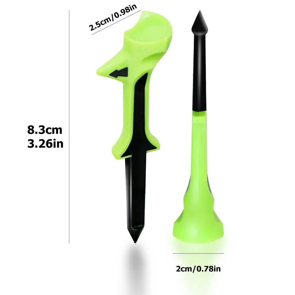 10 Degree Tilted Golf Tee - Increases Accuracy for Golfers