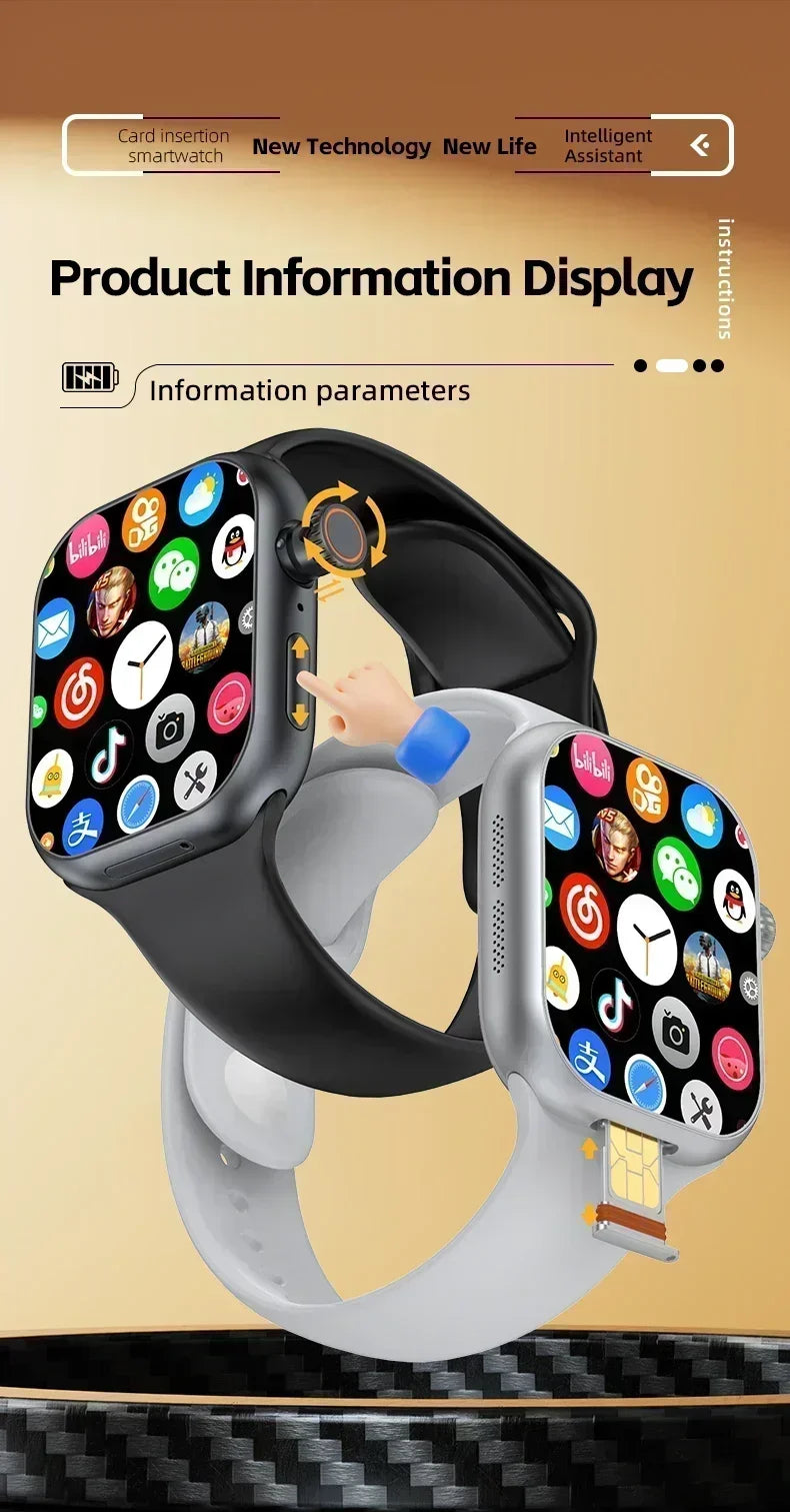 Đồng Hồ Thông Minh CD20 - Màn Hình Lớn, Camera Xoay