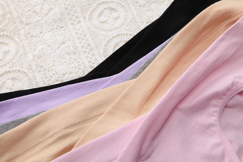 Quần Lót Bầu Cotton Mềm Mại Thoáng Khí Cho Mẹ Bầu