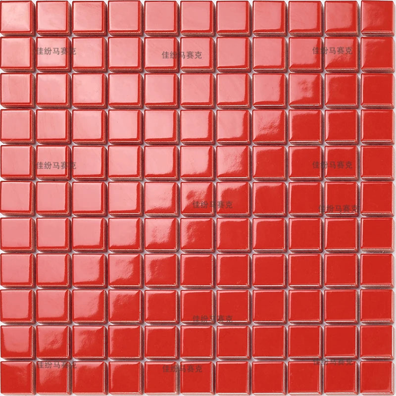 Gạch Mosaics Gốm Đơn Sắc Trang Trí Nhà Tinh Tế - Daisan Mart