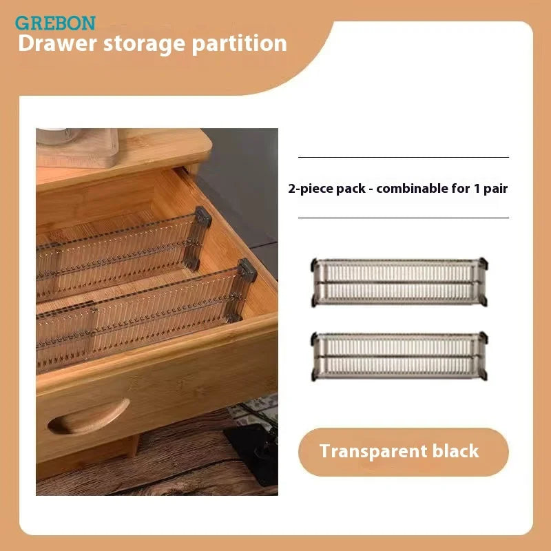 Ngăn Chia Ngăn Kéo Đa Năng Điều Chỉnh Đựng Đồ Dùng