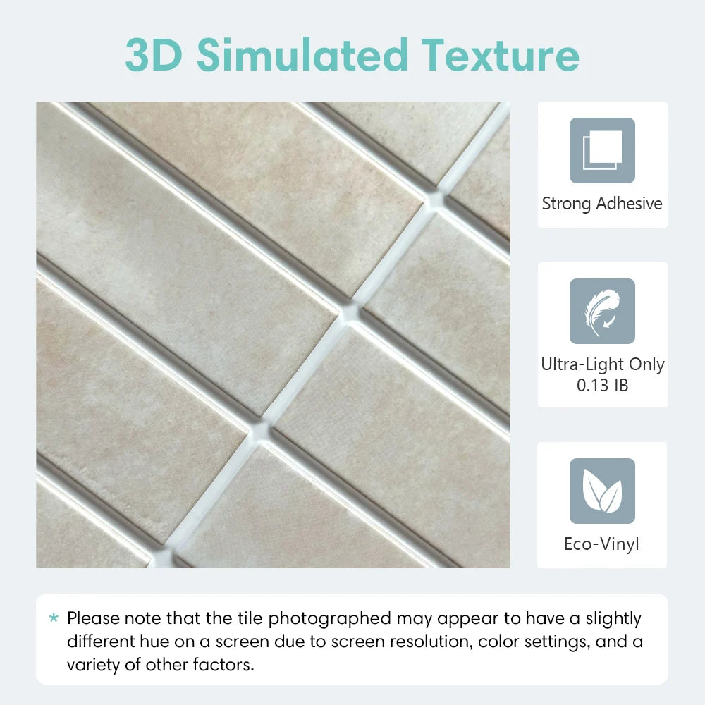 Waterproof 3D wall panels, modern decoration