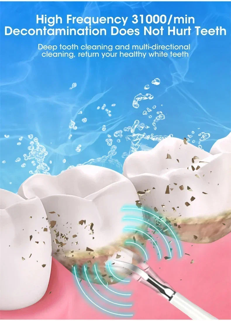 Bàn Chải Điện 3in1 Làm Sạch & Trắng Răng USB Sạc