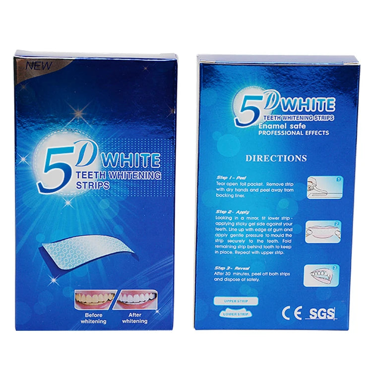 5d Gel Tooth Whitening Kit White Teeth  Strips Oral Care Kit False Teeth  Strip Dental Veneers Whitening Gel Dropshipping - Daisan Mart