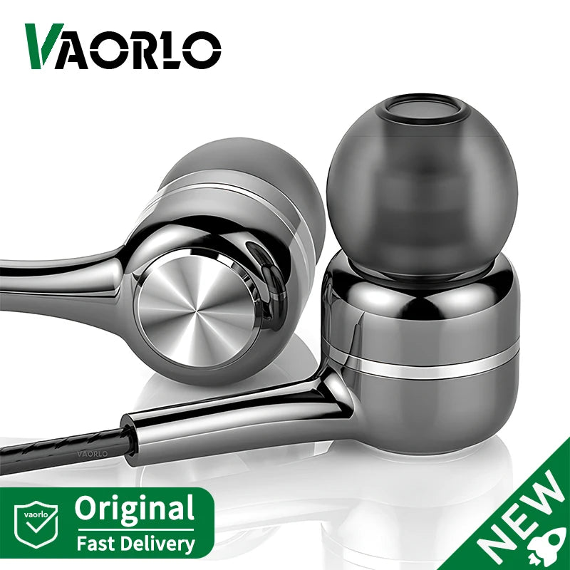 3.5mm HIFI In-Ear Headphones Strong Bass Gaming Mic