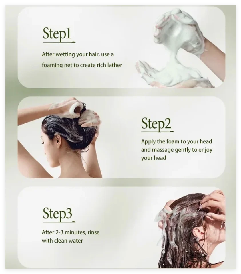 Platycladus Herbal Shampoo for Natural Hair Loss Prevention
