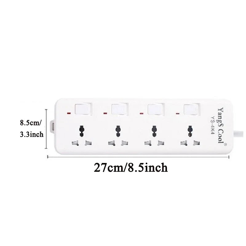 Ổ cắm đa năng 4 trong 1 dây 1.5m công suất cao - Daisan Mart