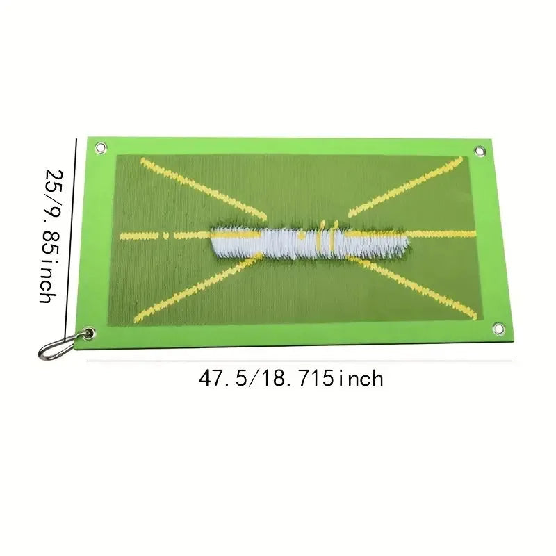 Multi-purpose Golf Practice Mat with Nails + Convenient Hanger