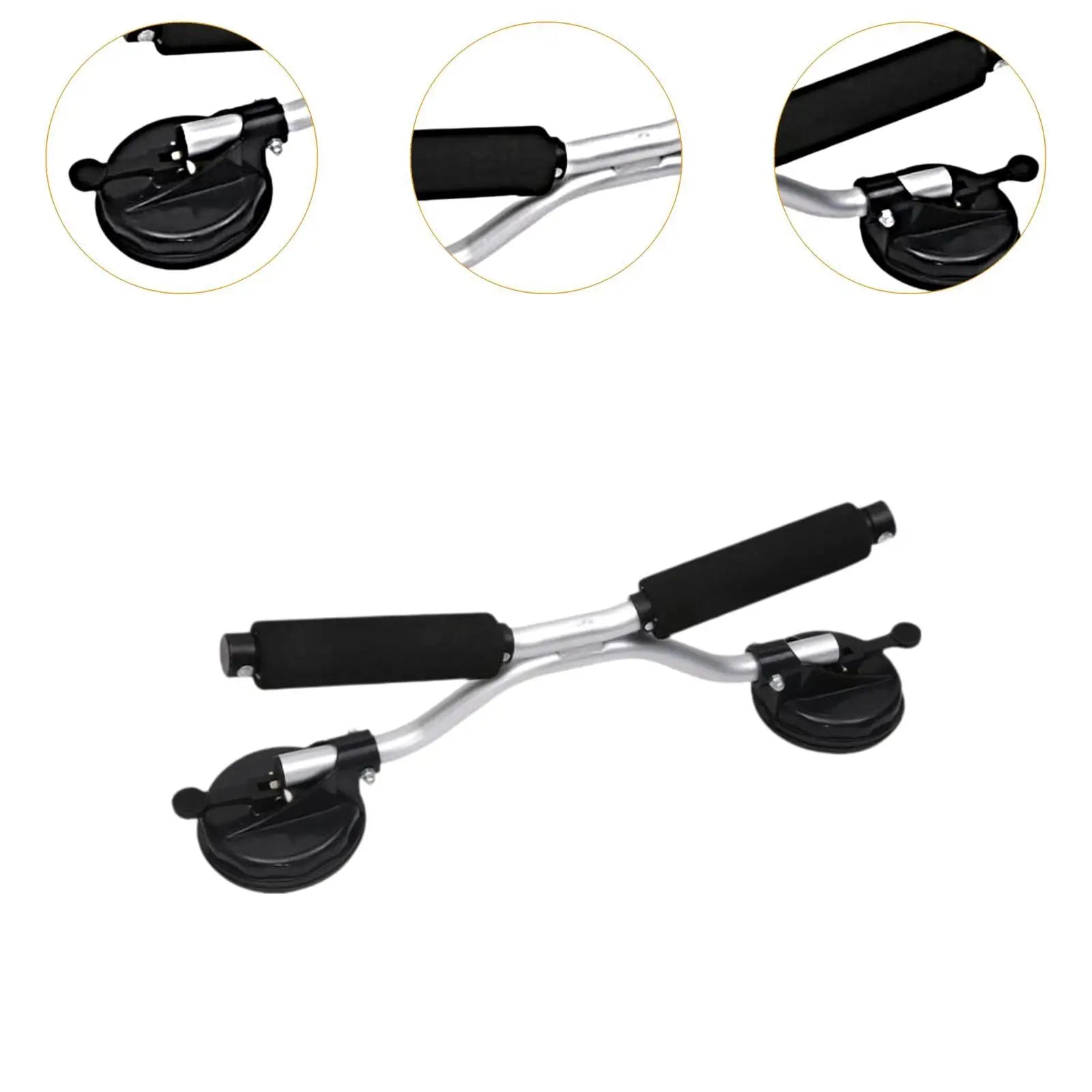 Kayak Roller Roof Lift Kayak Roller Portable Metal Kayak Accessories for Help You to Load The Boat to Car Top Easily