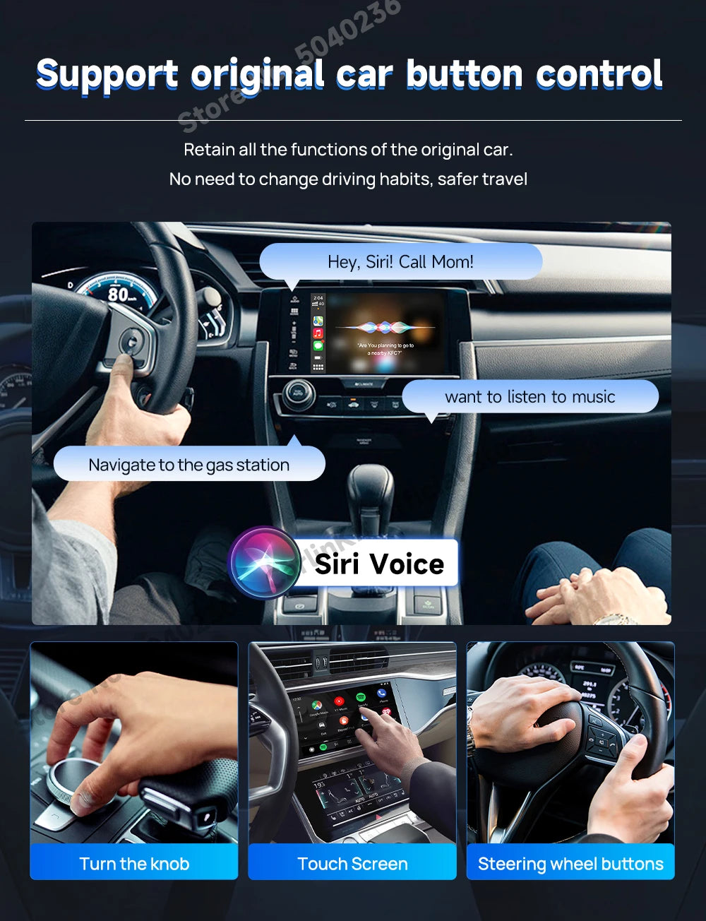 CarlinKit 5.0 4.0 3.0 CarPlay Wireless Dongle Activator Auto-connect For Audi Porshe Benz VW Volvo Toyota Plug&Play MP4 MP5 Play