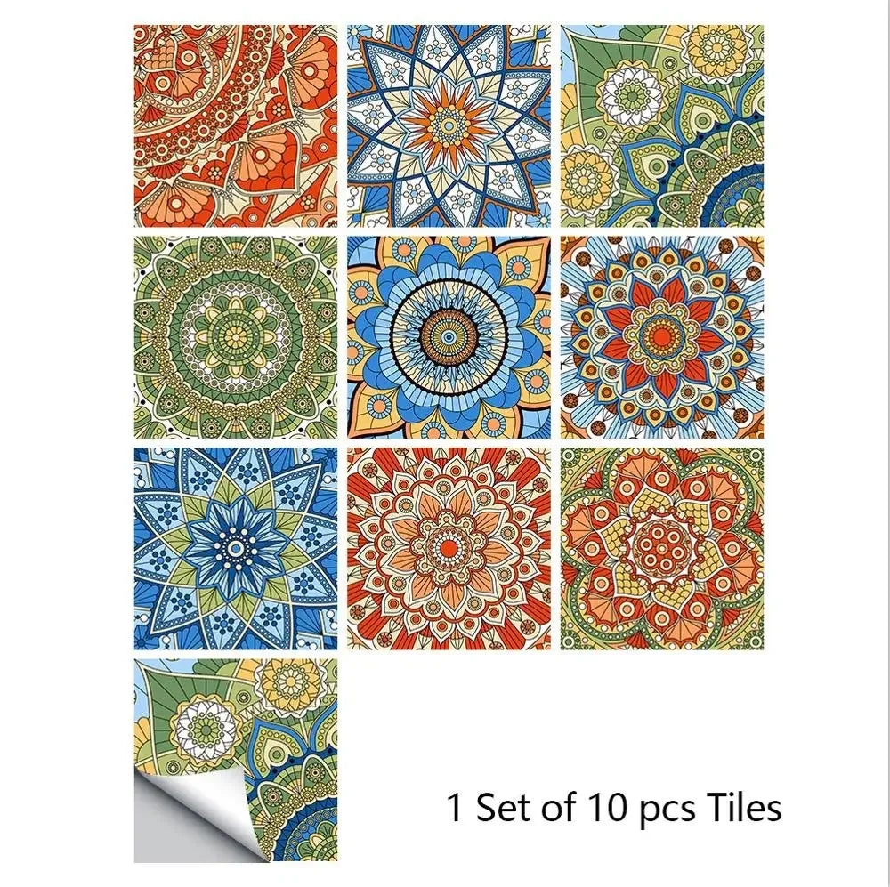 Bộ 10 Miếng Dán Tường Đá Marble Đen Trắng Xám Sang Trọng - Daisan Mart