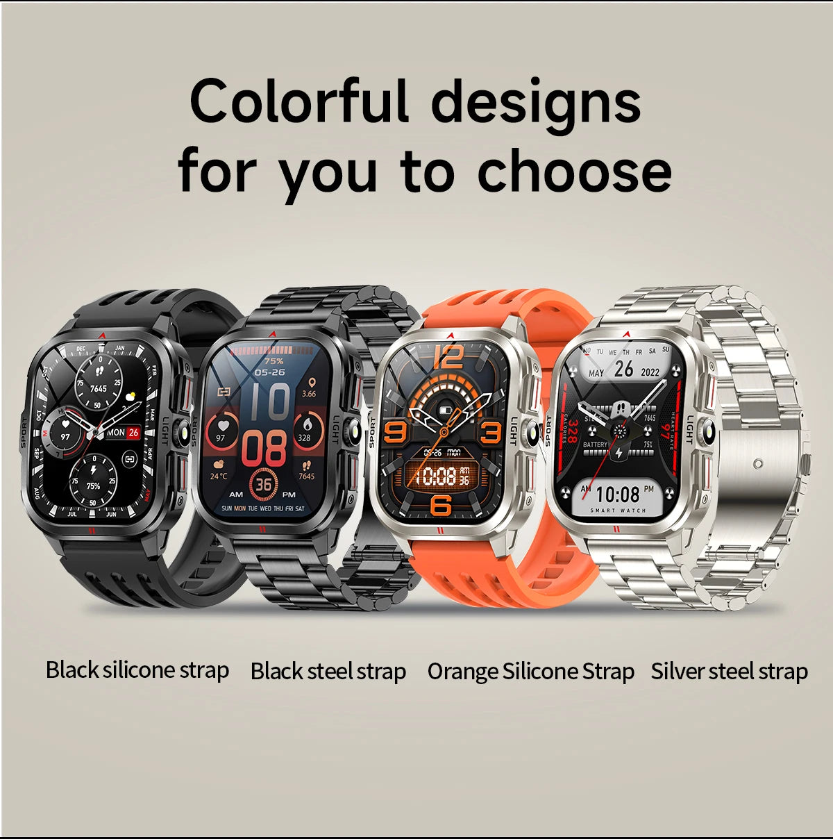 Đồng Hồ Thông Minh Nam 2025 2.01 HD, Gọi Bluetooth