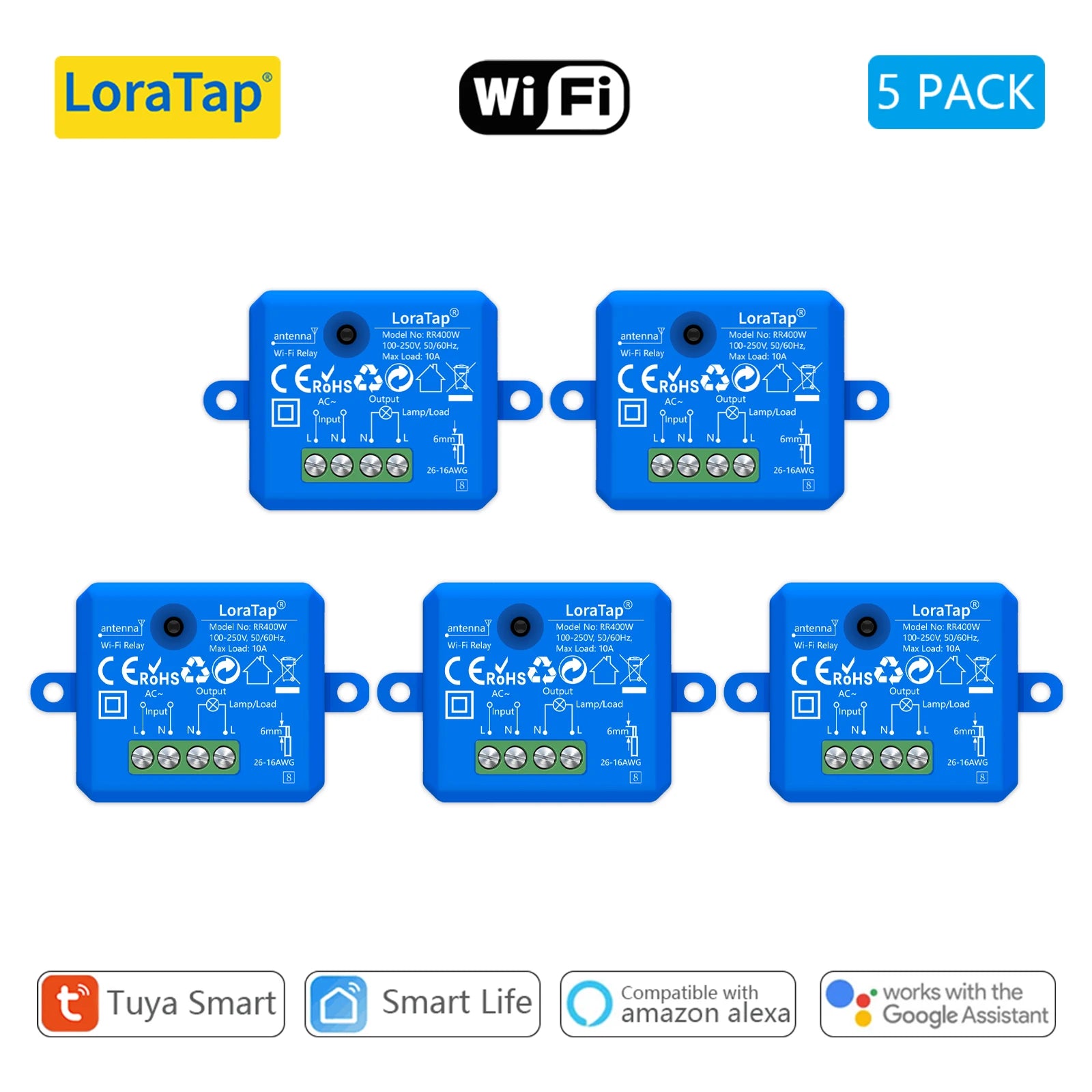 LoraTap Mini WiFi Smart Switch 220V 