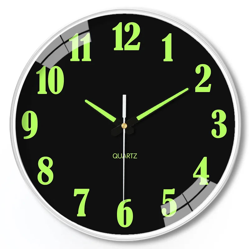 Silent Luminous Wall Clock
