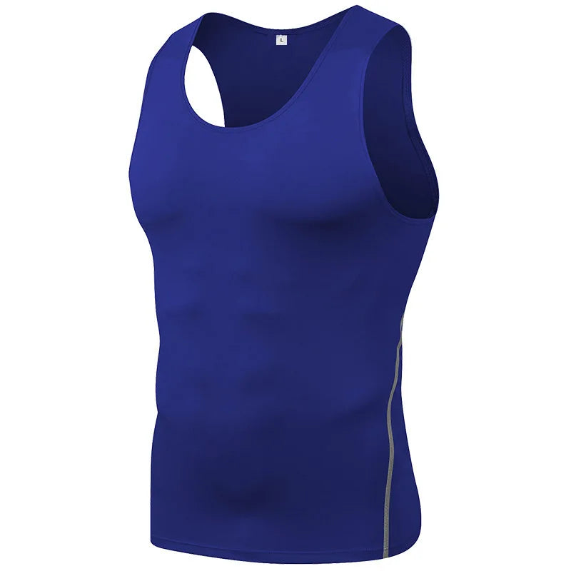 Men's Quick Dry Sleeveless Stretch Breathable Gym Shirt