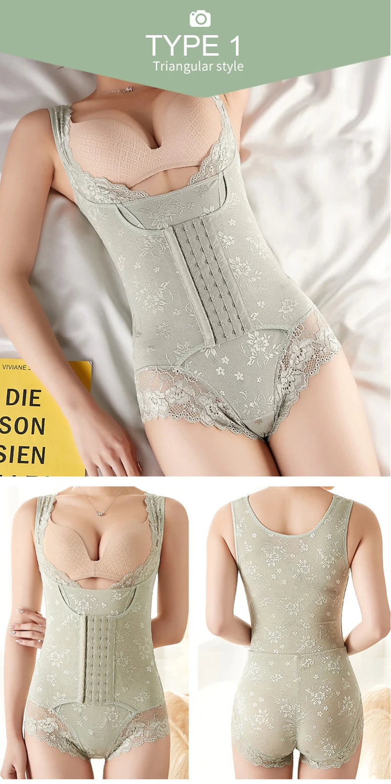 Full Body Shapewear, Waist Lifting, Thigh Slimming, Seamless