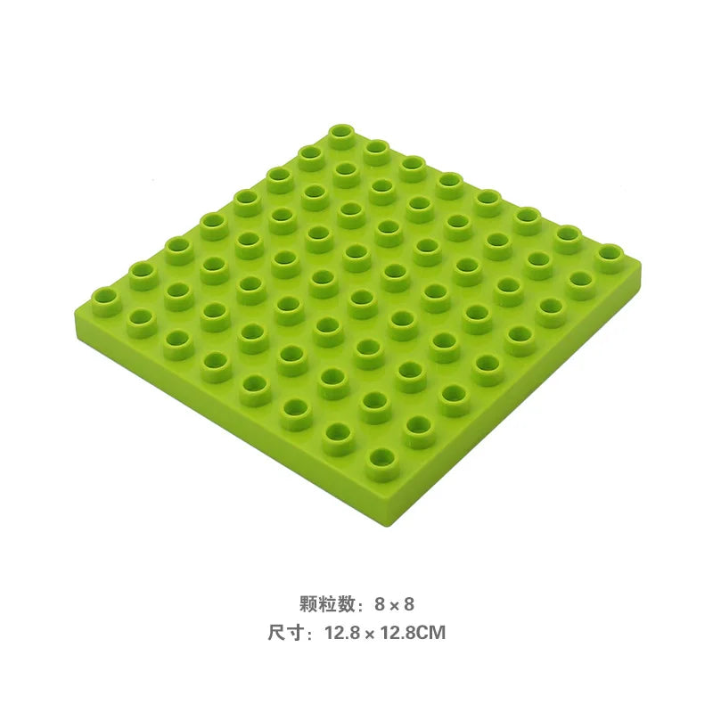 8*8 Dots Creative Large Particle Double Floors Building Blocks Base Plate DIY Bricks Baseplate Toys For Kids Christmas Gift
