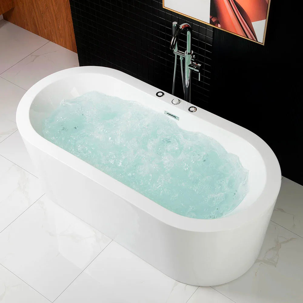 Modern Acrylic DUTRIEUX Massage Bathtub