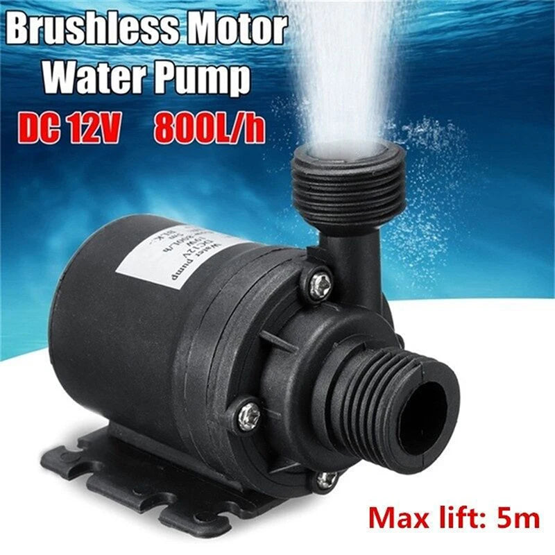 500W 800L/H Solar Panel Power Bank Water Pump Set Ultra-quiet Submersible Water Pump Motory Fish Pond Garden Fountain Decoration - Daisan Mart