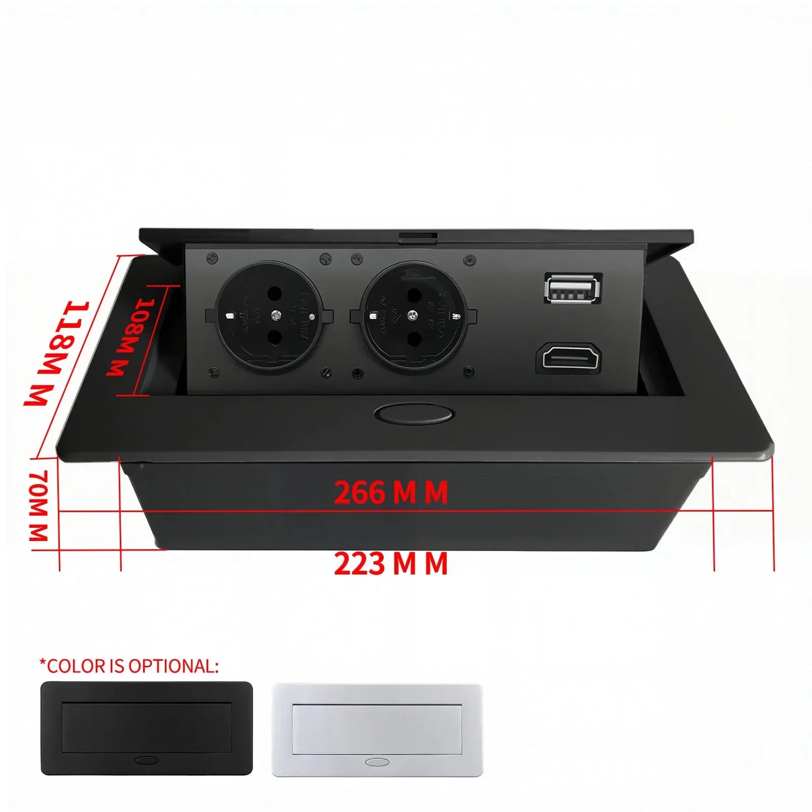 Ổ Cắm Đa Năng 6-in-1 USB/HDMI/RJ45 Hợp Kim Văn Phòng - Daisan Mart