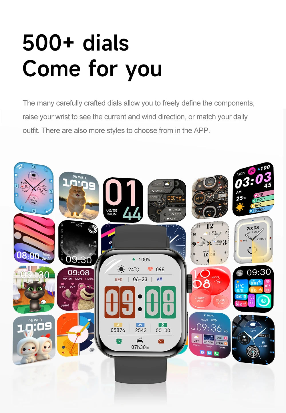 Đồng hồ thông minh nam thời trang IP68 chống nước