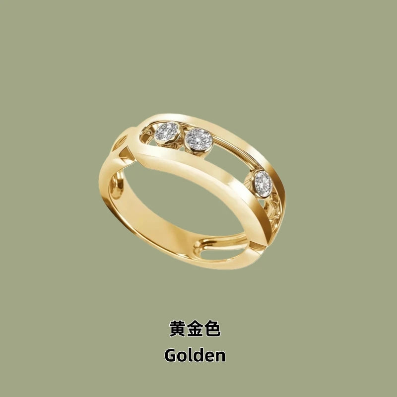 Women's Jewelry: S925 Silver Bracelet with Three Diamonds