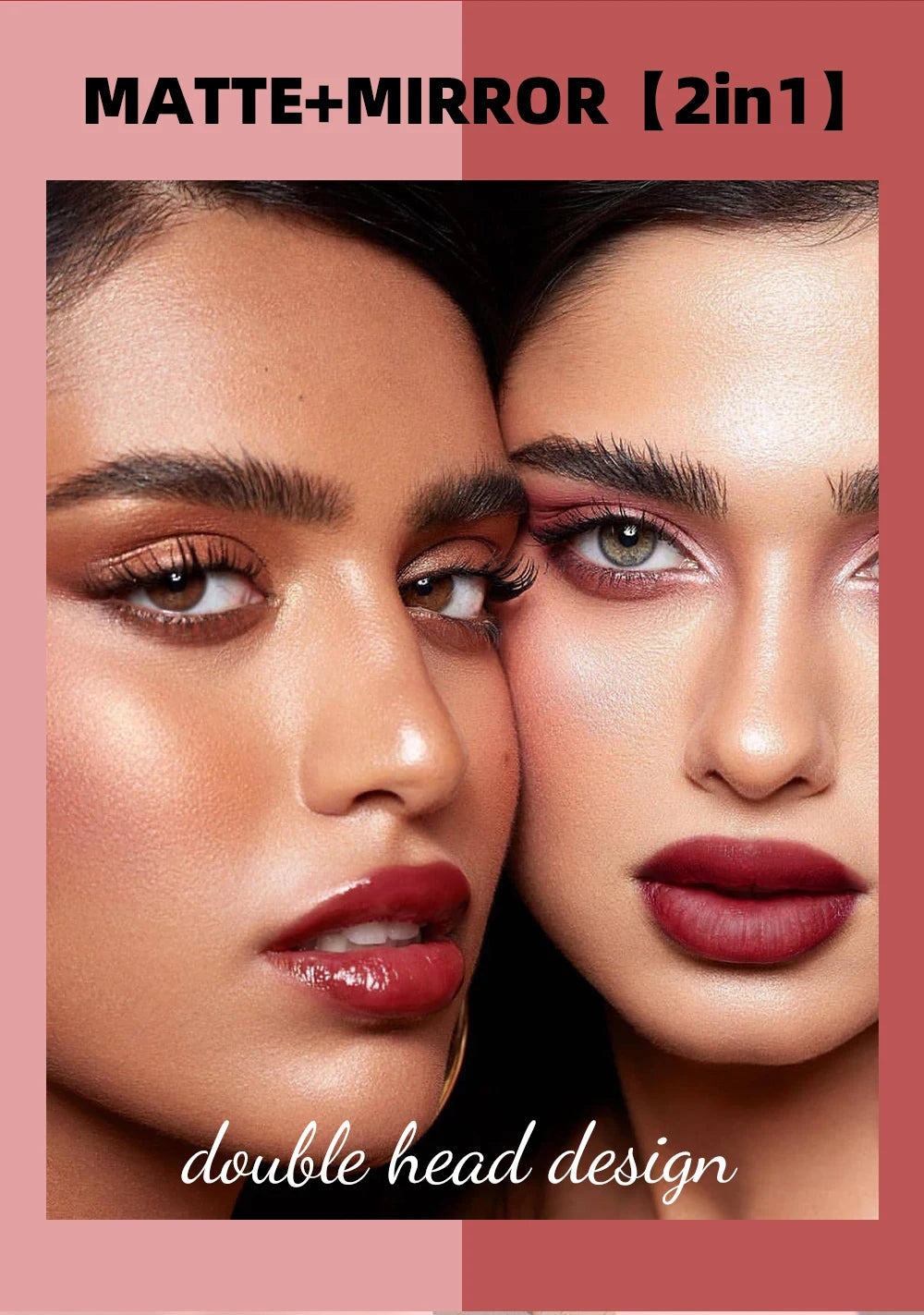 Son Kem QIBEST 2 Trong 1 Bóng Mờ Lì Lâu Trôi Chống Nước