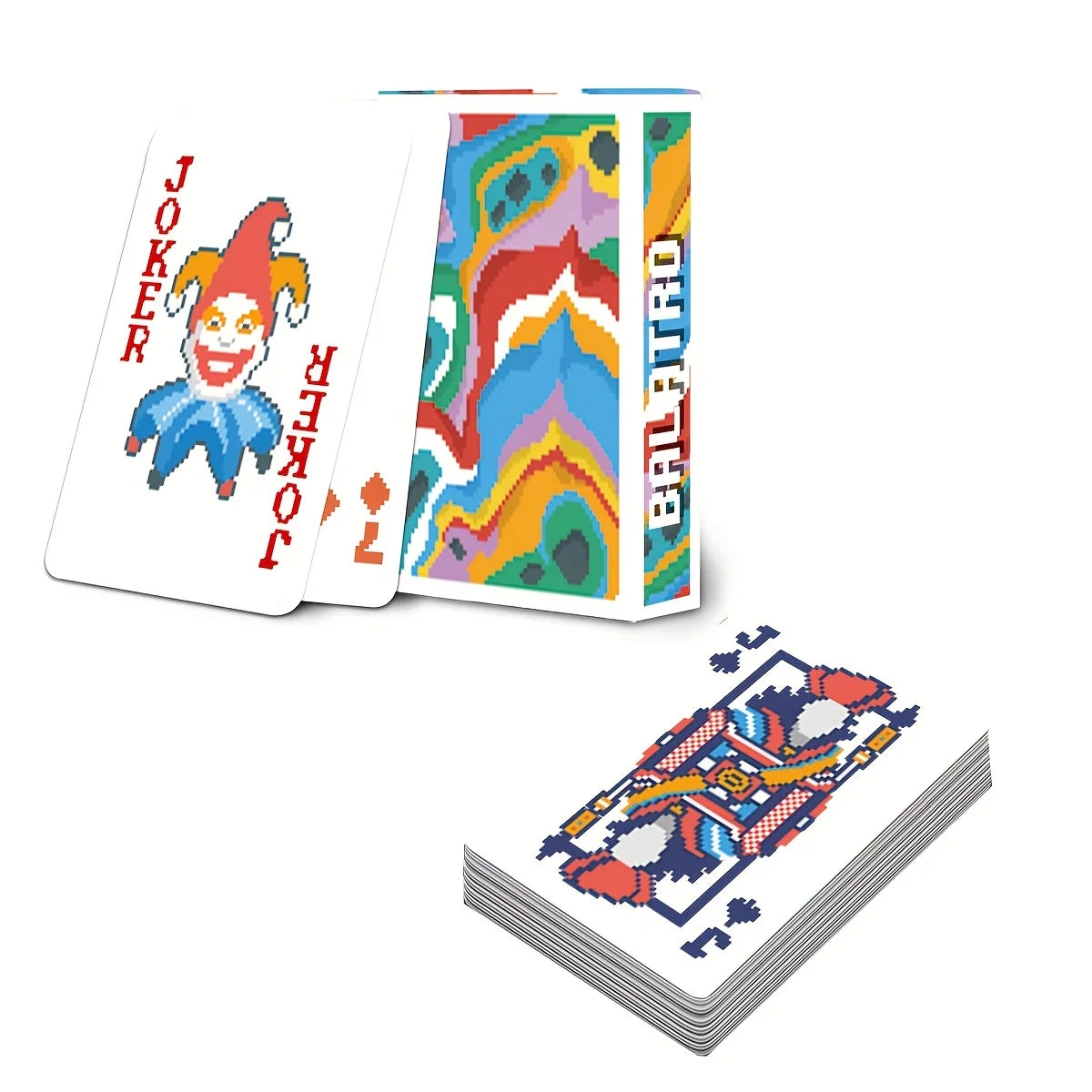 Bài Poker Vui Nhộn - Bộ Bài Chú Hề 54 Lá Sắc Màu - Daisan Mart