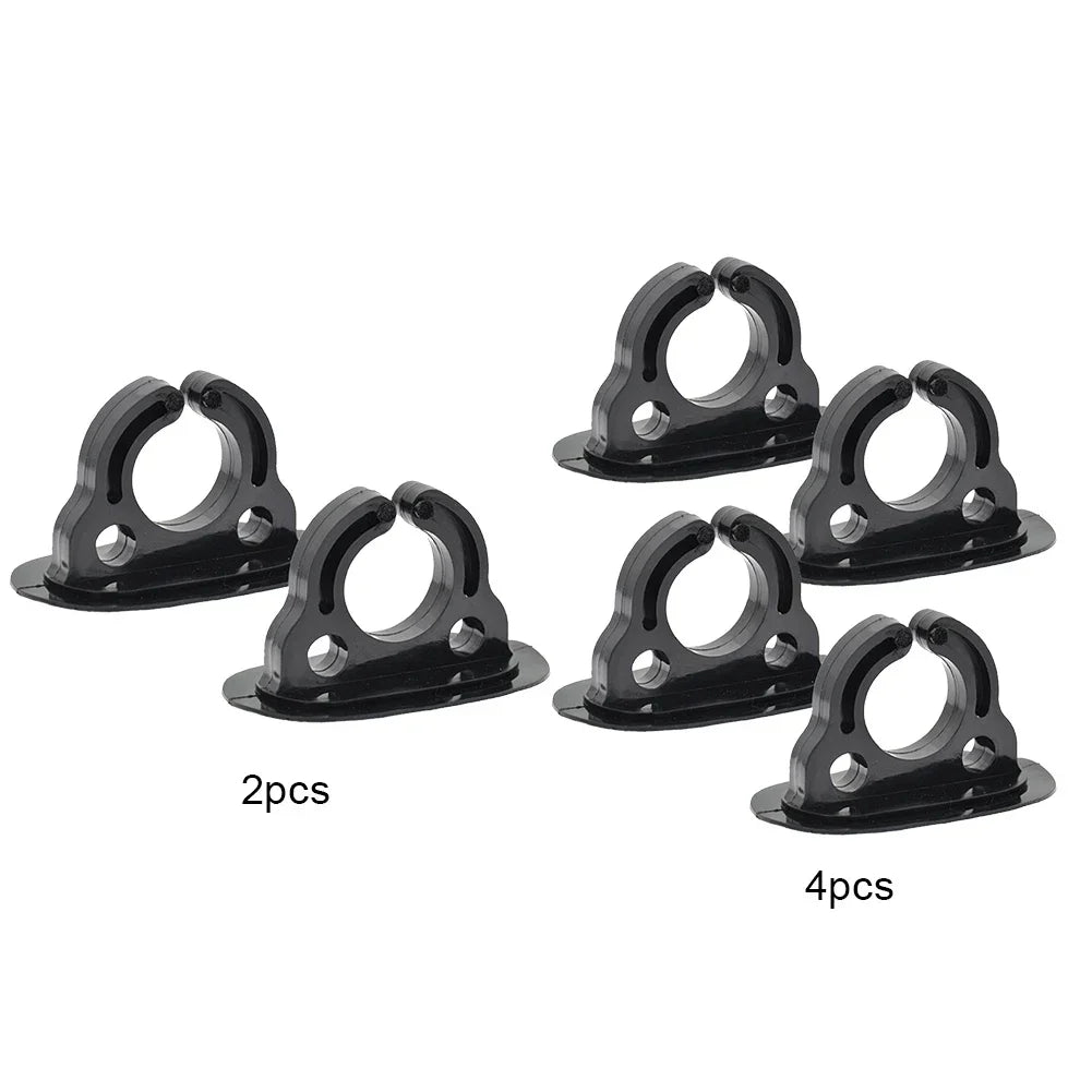 4/2 Pcs Kayak Paddle Clips Plastic Inflatable Boat Paddle Holder Paddle Storage Holder for Kayak Canoe Rowing Boat Accessories