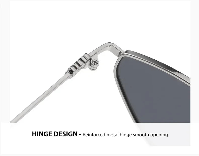 Kính Mát Kim Cương Vintage Hàn Quốc Khung Kim Loại