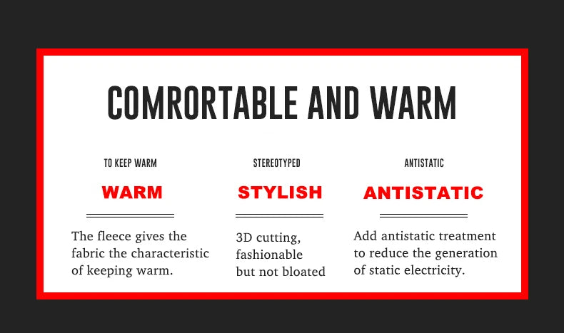 Warm Windproof Duck Down Unisex Jacket