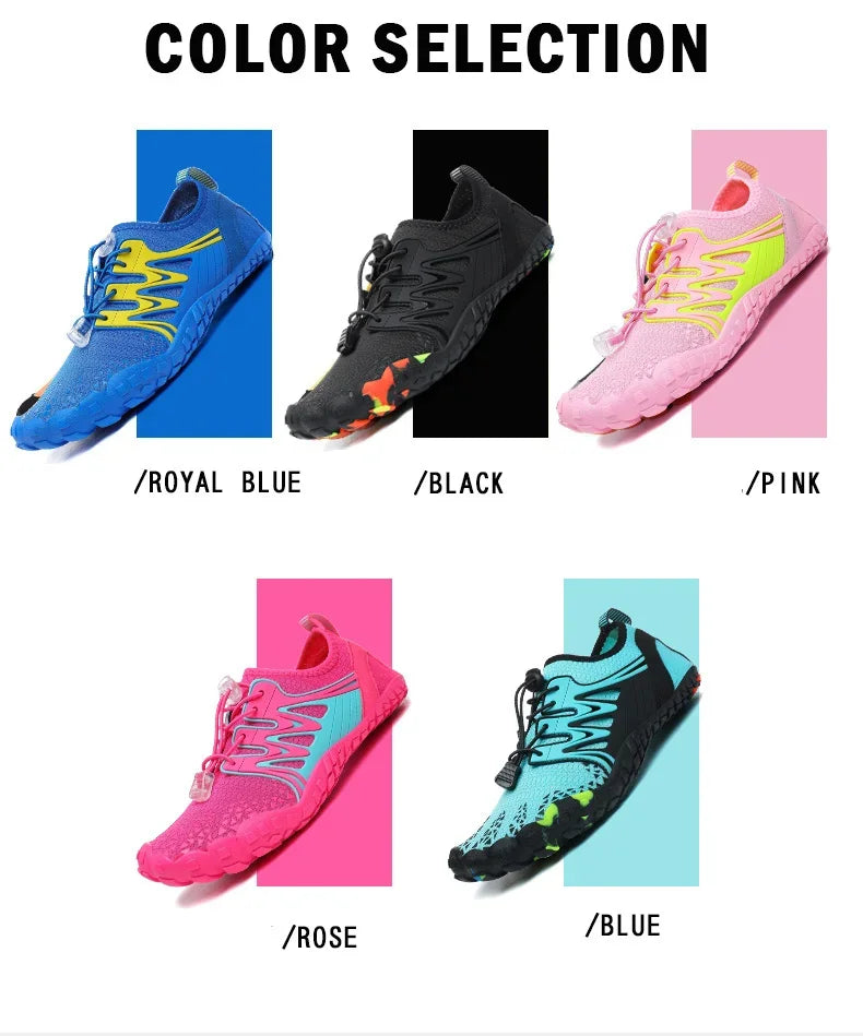 Unisex Water Shoes Quick-Dry Aqua Shoes Drainage Wading Shoes Beach Sports Swim Sandals Yoga Barefoot Diving Surfing Sneakers