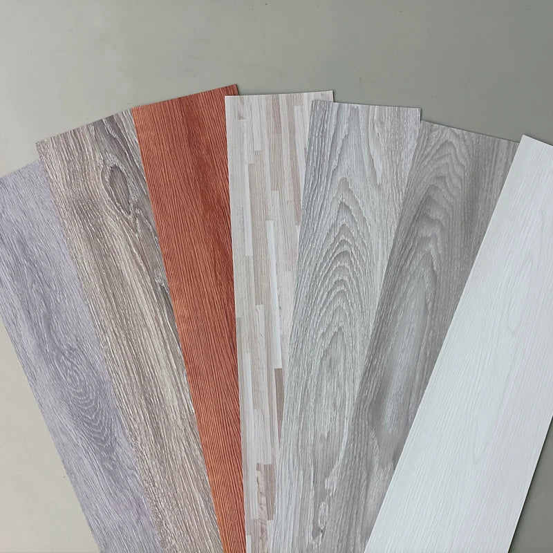 3D Self-Adhesive Thick Wood Grain Floor sticker Wallpaper Modern Wall Sticker Waterproof Living Room Toilet Kitchen Home Decor