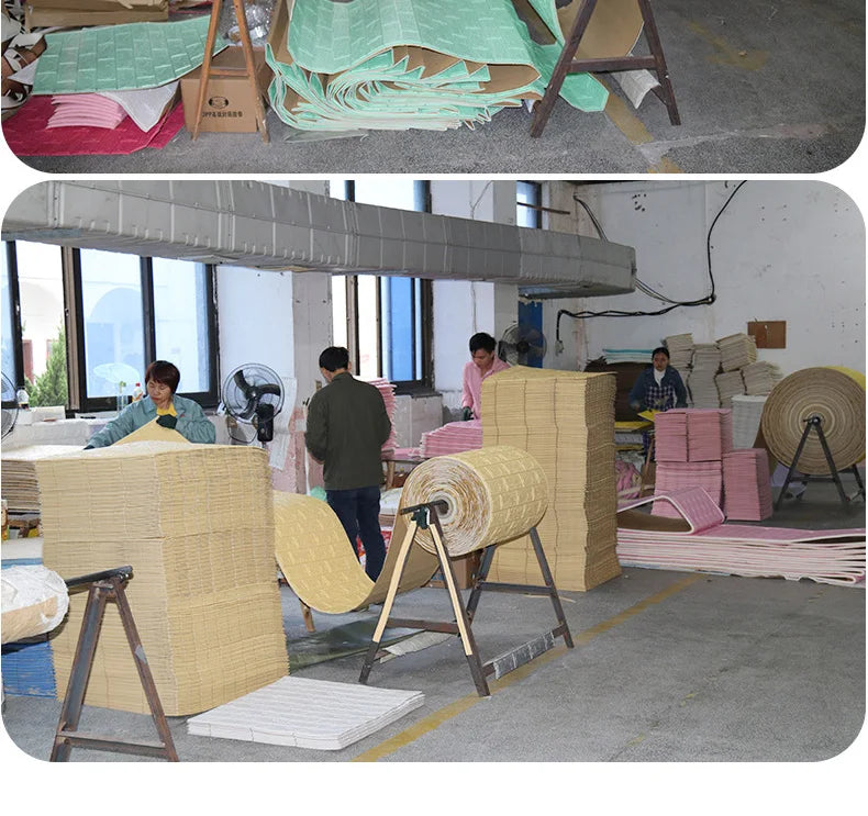 Giấy Dán Tường 3D Chống Thấm Gạch 70cm*10m Nội Thất