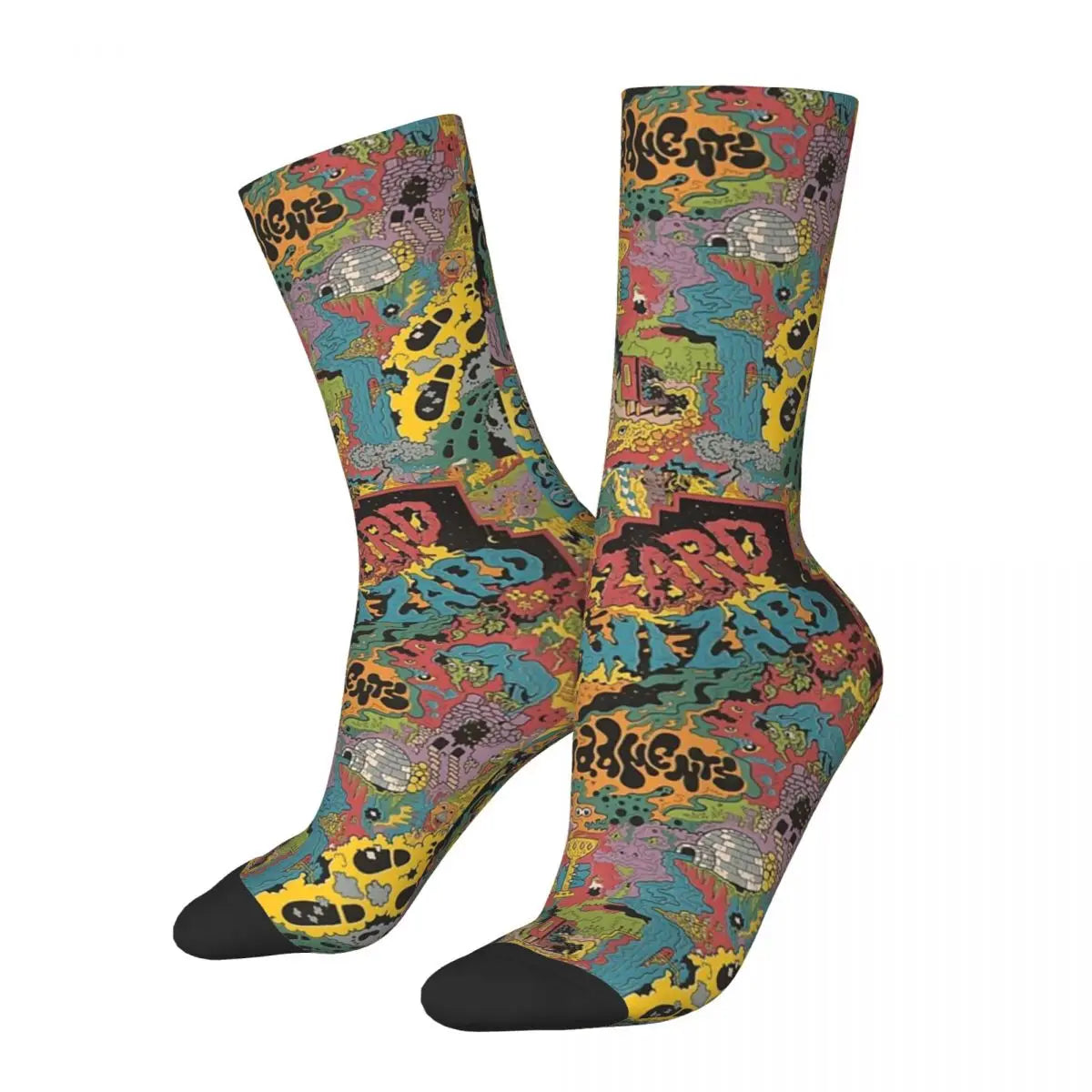 King Gizzard And The Lizard Wizard - Oddments Socks Harajuku Super Soft Stockings All Season Long Socks for Man's Woman's Gifts