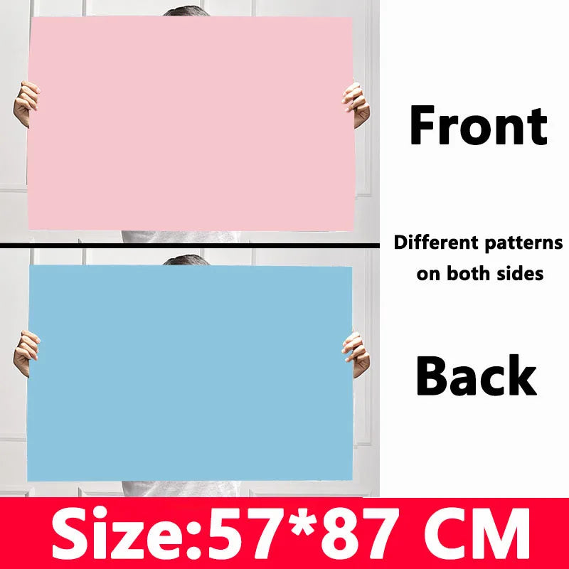 Photography Backdrops Wallpaper 57*87cm 2sides Solid Color Photo Background Props for Photo Studio Newborn Product Photographic - Daisan Mart