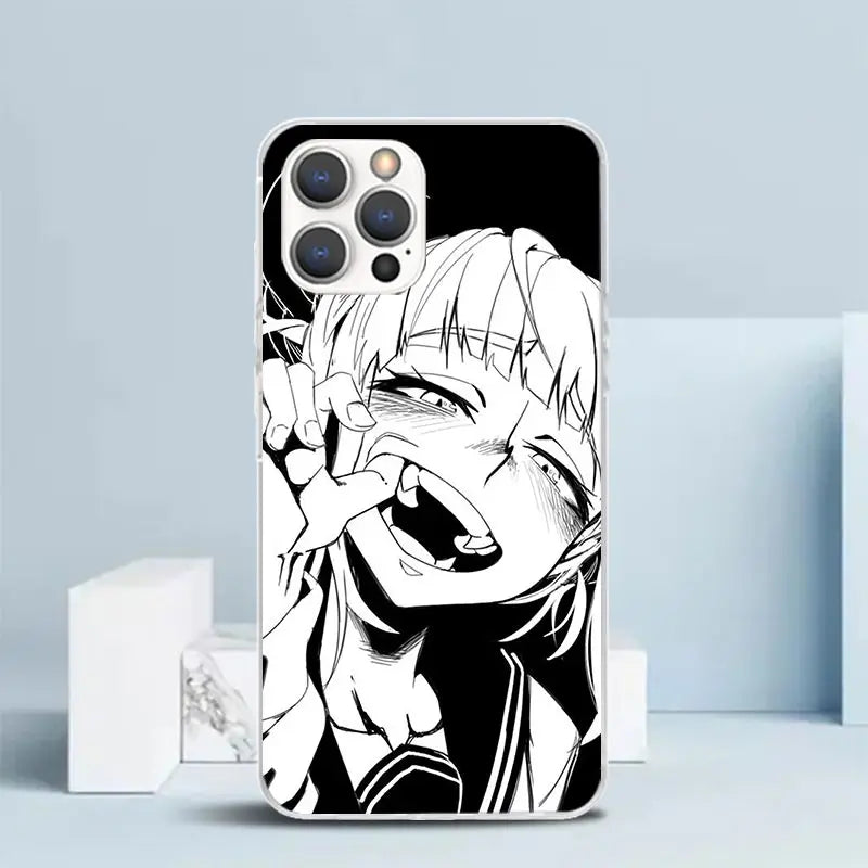Ốp Lưng Anime Himiko Toga MHA Cho iPhone TPU Dẻo