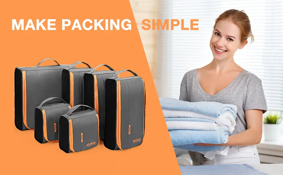 Bộ 6 Túi Đựng Đồ Du Lịch Thông Minh BAGSMART