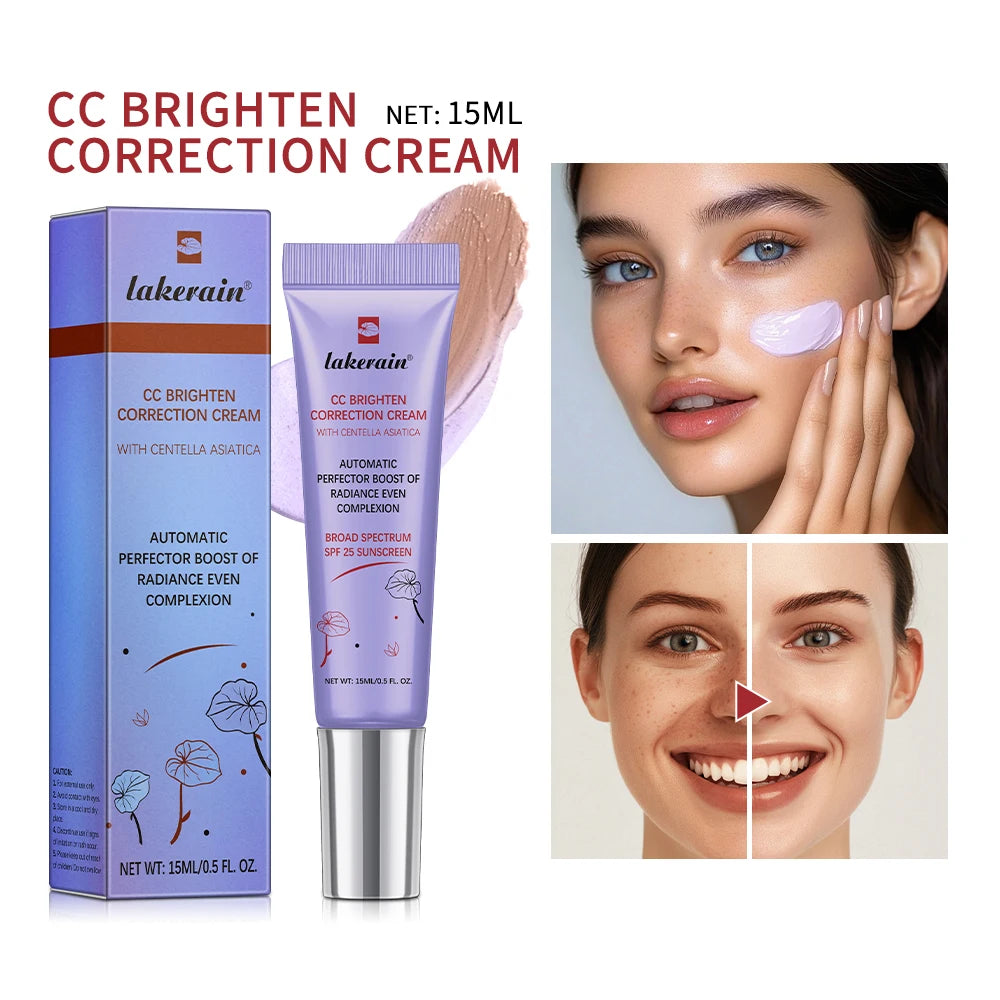 CC Cream Centella High Coverage Foundation Foundation Cream for Face Base Makeup Color Changing Liquid Foundation Korean Makeup