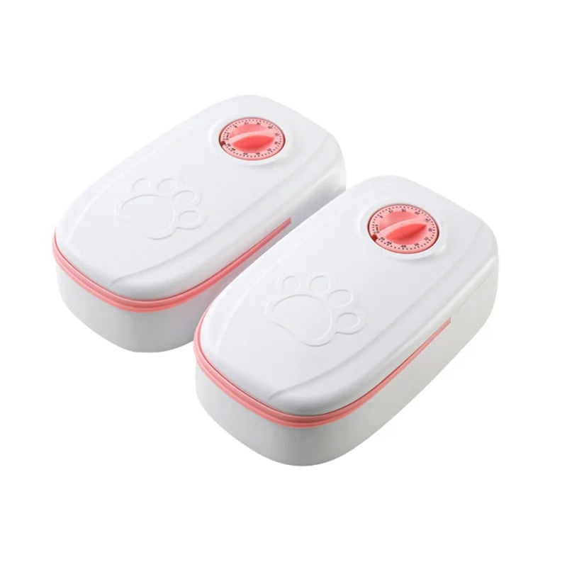 Pet Automatic Timing Feeder Detachable Auto Dog Dry Food Dispenser Smart Pet Food Feeder Timed for Cats Dogs - Daisan Mart