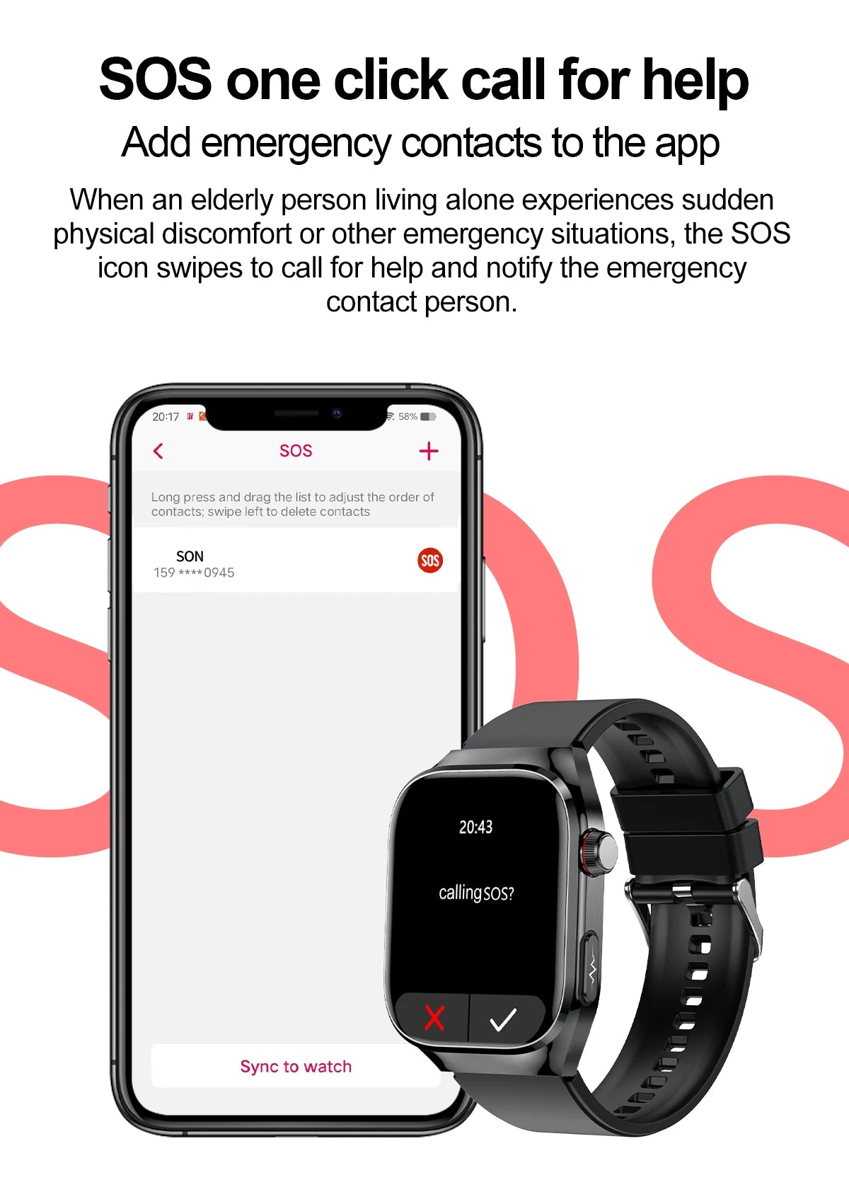 Đồng hồ kiểm tra sức khỏe 5 cơ quan thông minh 2025