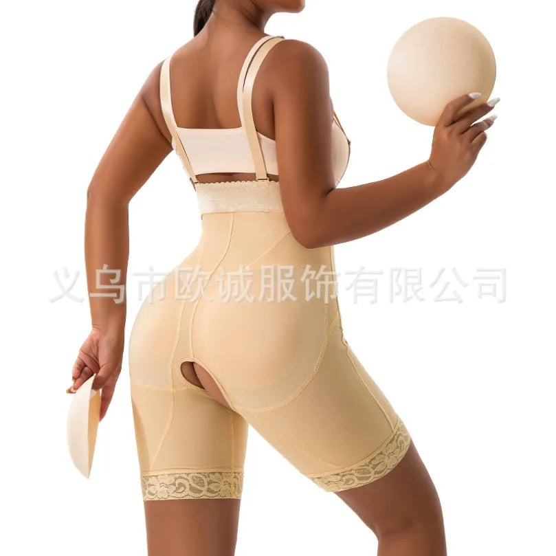 Woman Shapewear Slimming Sheath Shaper Body Flat Belly Binder Flat Belly Push Up Buttock Enhancer Lifter Butt Hip Bodysuit Fajas - Daisan Mart